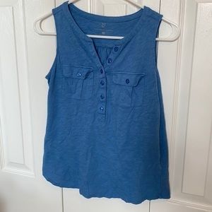 NY&Co Blue Cotton Tank
